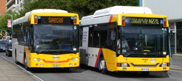 Adelaide Metro Scania K230UB Custom CB60 Evo II 1428 and MAN NL232 ABM CB62A 1764